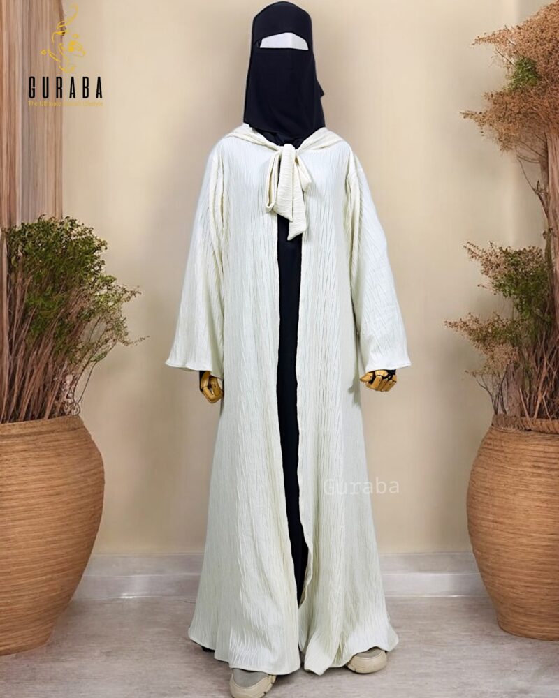 Off White Hoodie Shrug Set