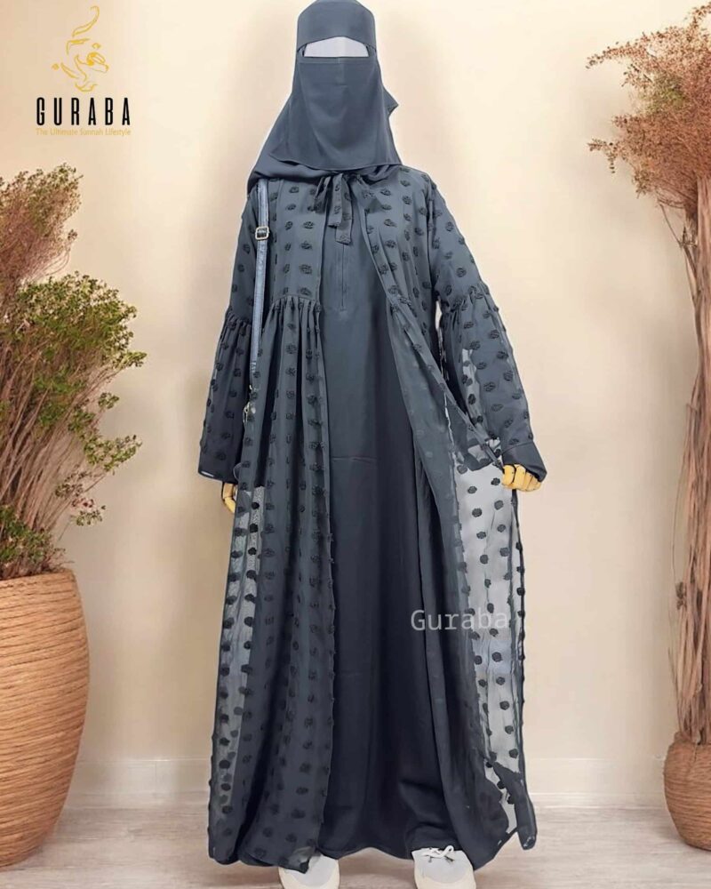 Noir Veil Shrug Set