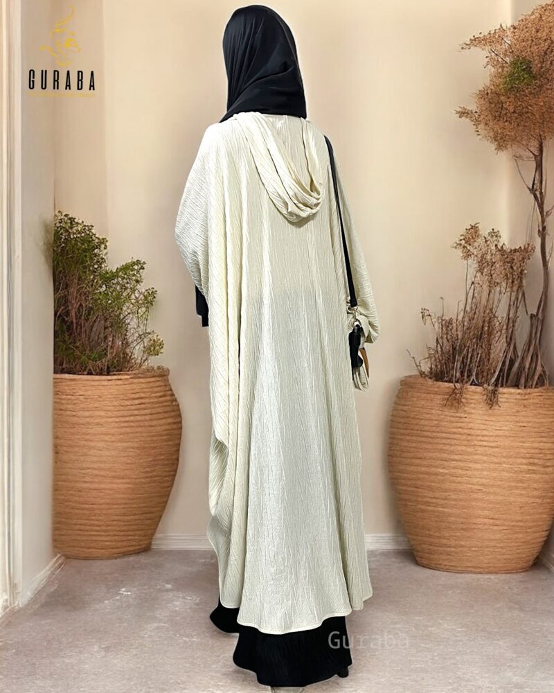 off white closed hoodie shrug set 2
