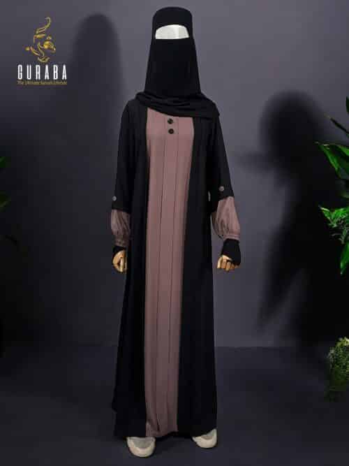 Tortilla Brown and Black Fashionable Burka