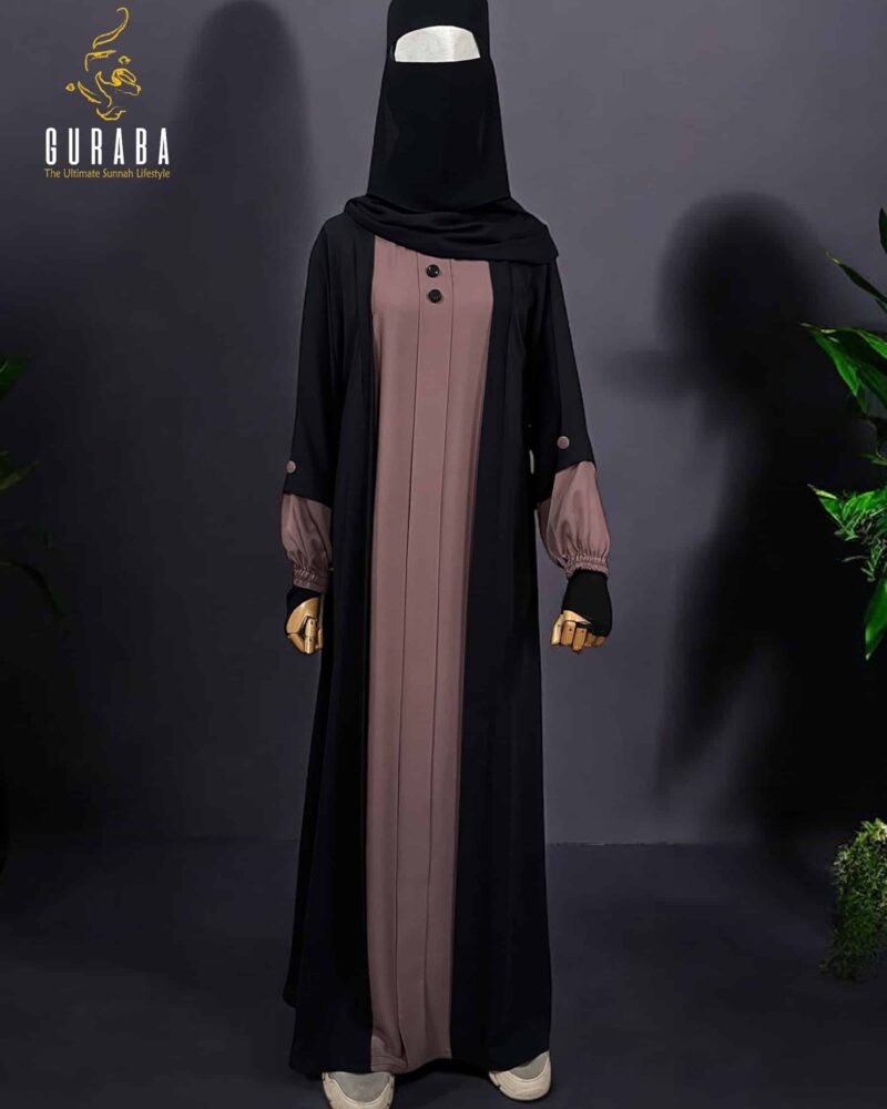 Tortilla Brown and Black Fashionable Burka