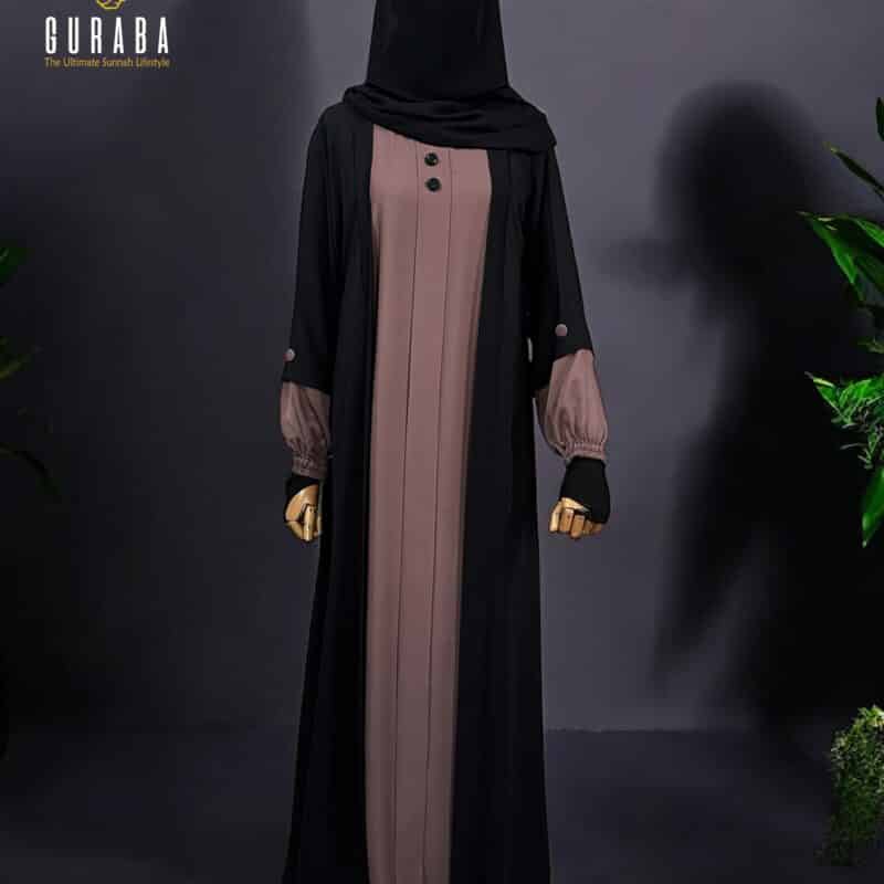 Tortilla Brown and Black Fashionable Burka