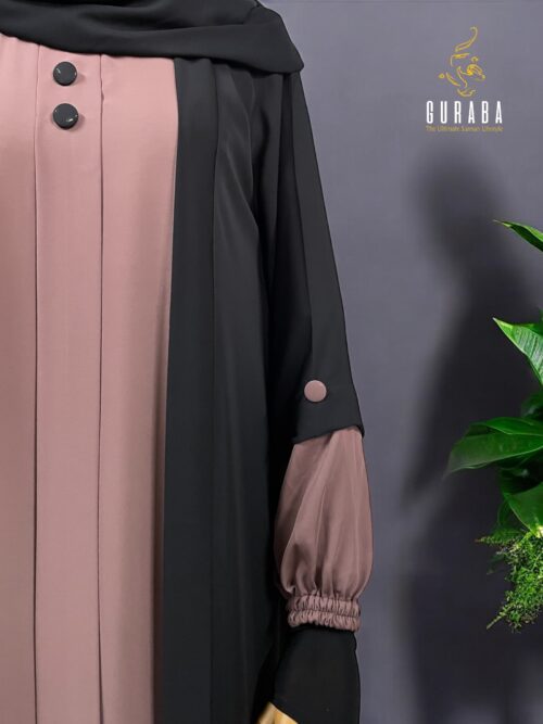 Tortilla Brown & Black Fashionable Burka 3