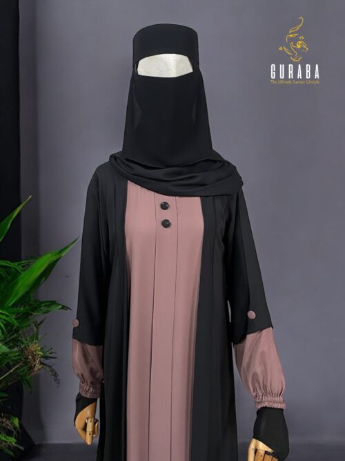 Tortilla Brown & Black Fashionable Burka 2