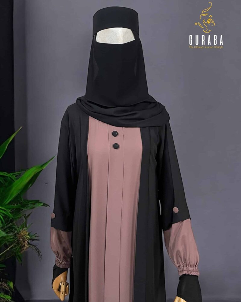 Tortilla Brown & Black Fashionable Burka 2