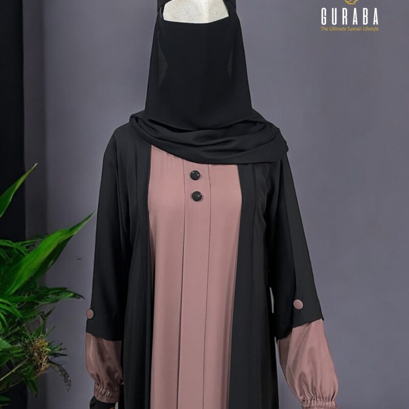 Tortilla Brown & Black Fashionable Burka 2