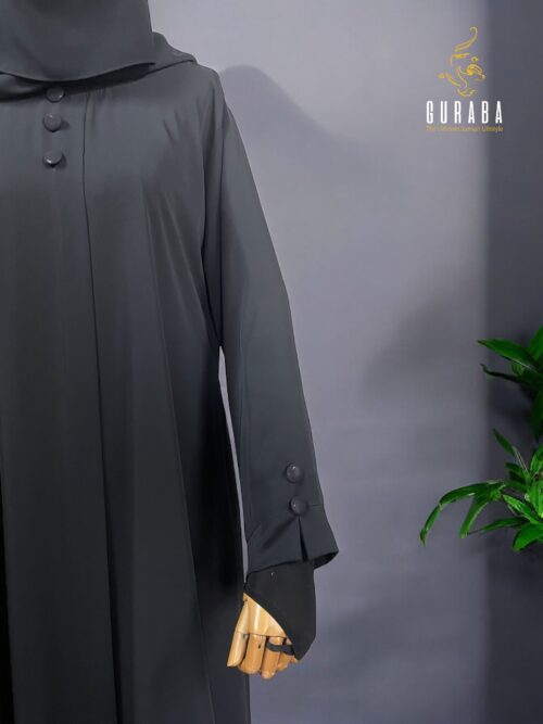 Premium Black Plain Burka 2