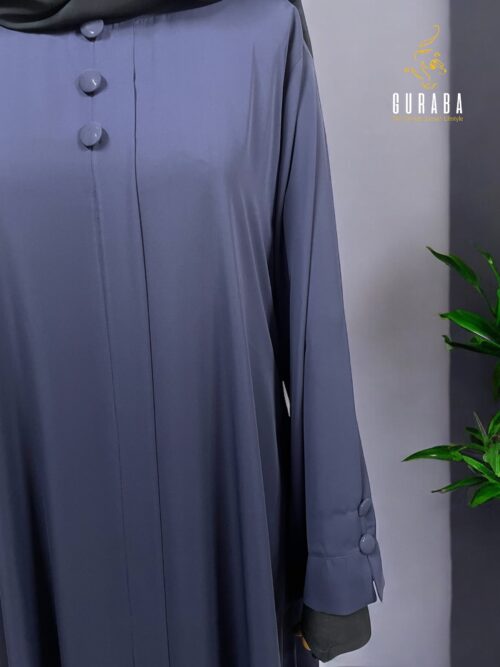 Stone Blue Plain Burka 3