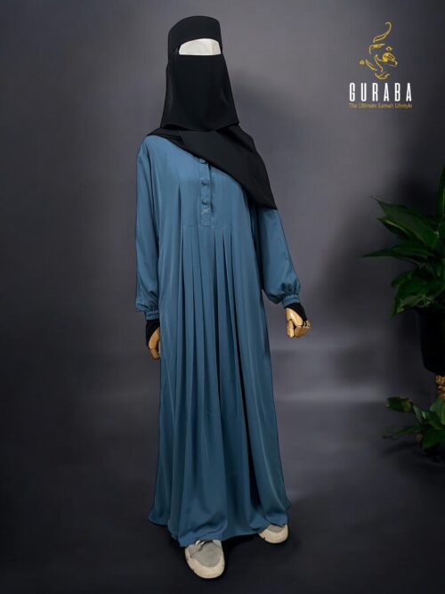 Sky Blue Ruffle Burka