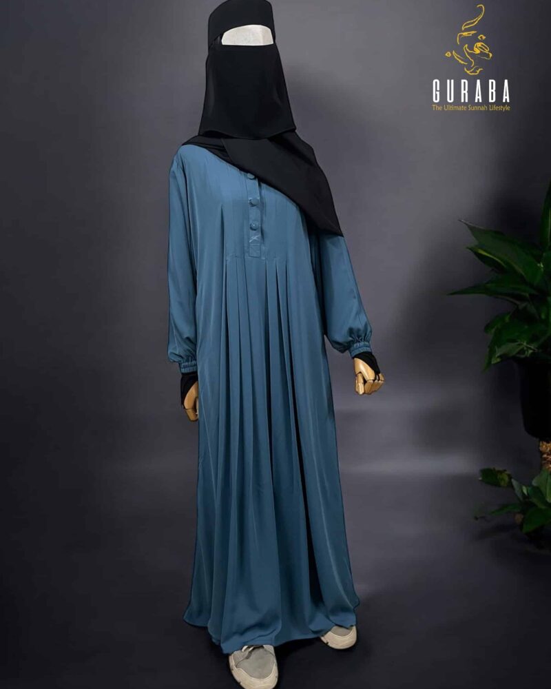 Sky Blue Ruffle Burka