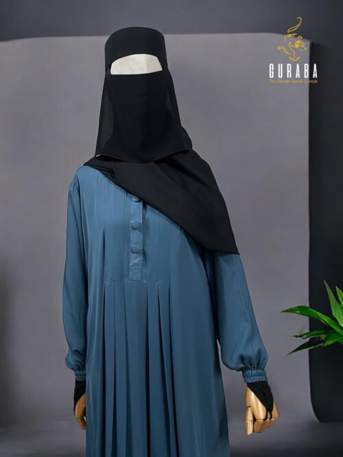 Sky Blue Ruffle Burka 2