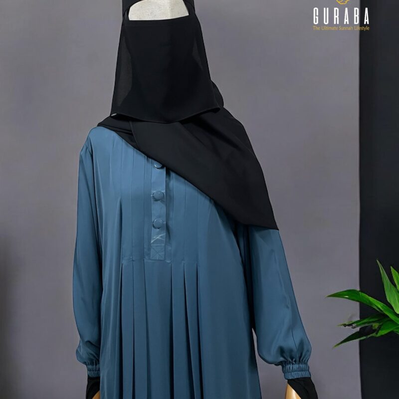 Sky Blue Ruffle Burka 2