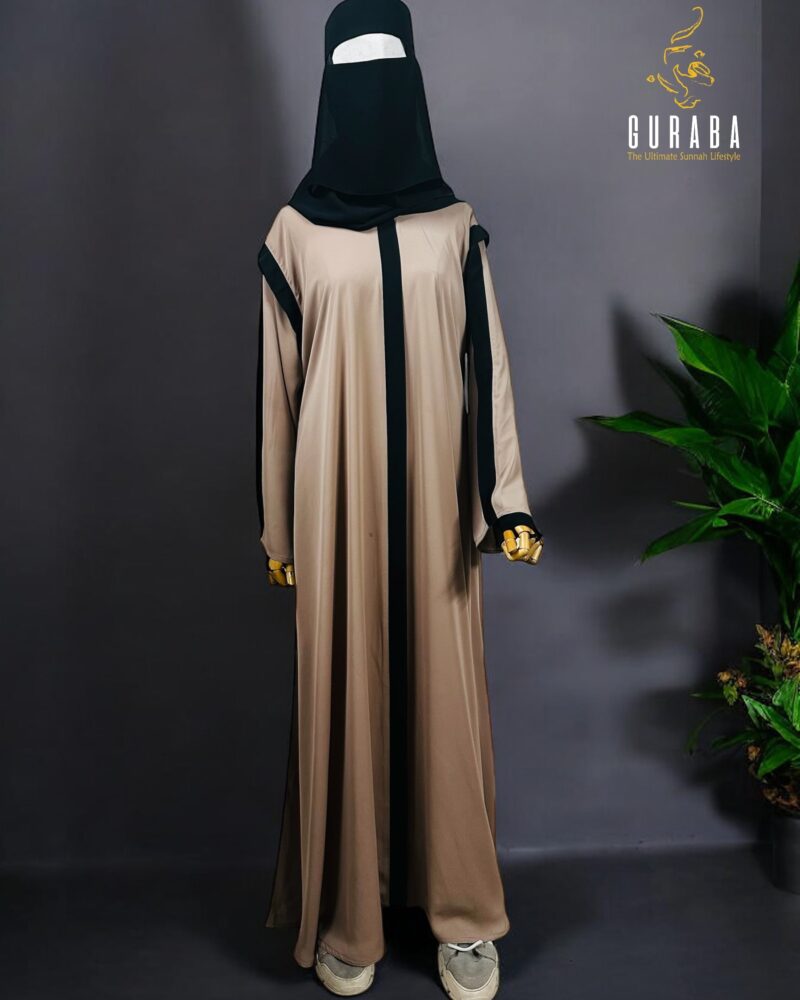 Tan Burka With Black Bit