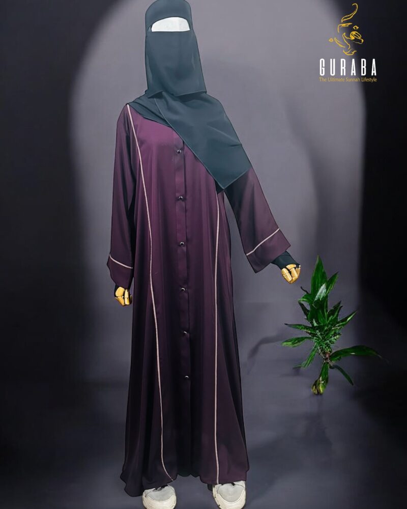 Stylish Sangria Purple Burka