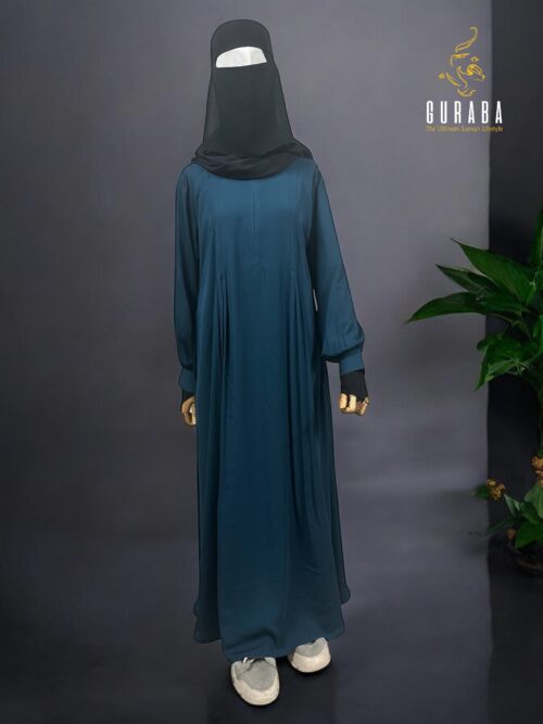 Deep Ocean Blue Plain Burka