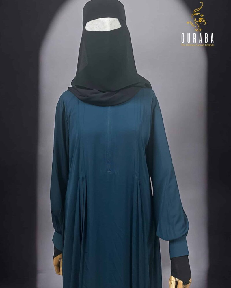 Deep Ocean Blue Plain Burka 2