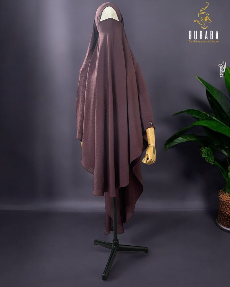 Full Coverage Hudaiya - Deep Mauve