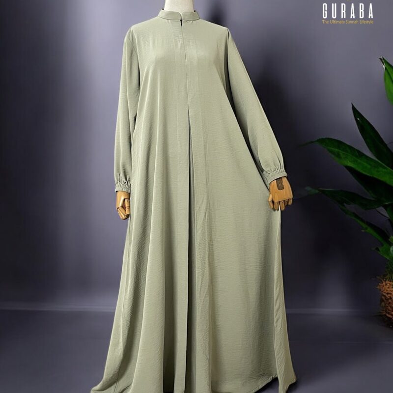 Mint Full Coverage Hudaiya - Burka Set 2