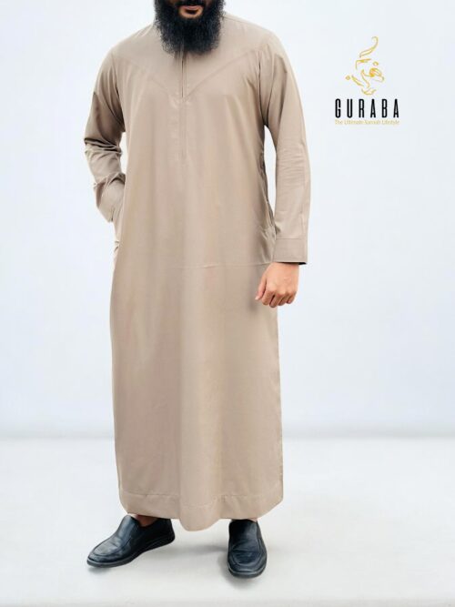 French Brown Omani Thobe Jubba Collection