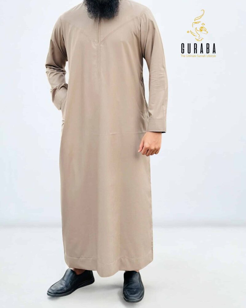 French Brown Omani Thobe Jubba Collection
