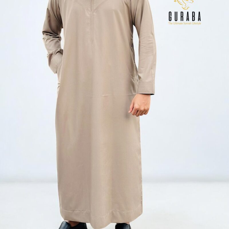 French Brown Omani Thobe Jubba Collection