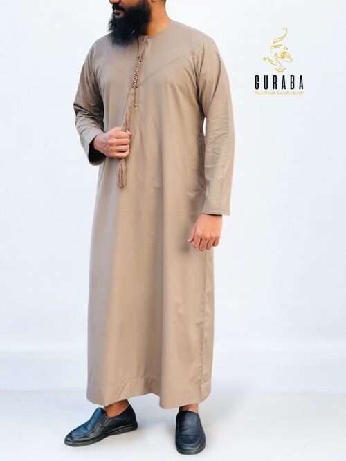 French Brown Kanduri Thobe Jubba Collection