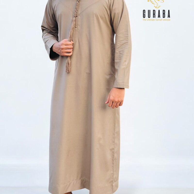 French Brown Kanduri Thobe Jubba Collection