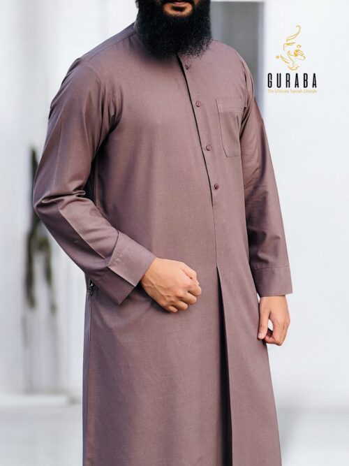 Plum Brown Kuwaiti Thobe jubba collection