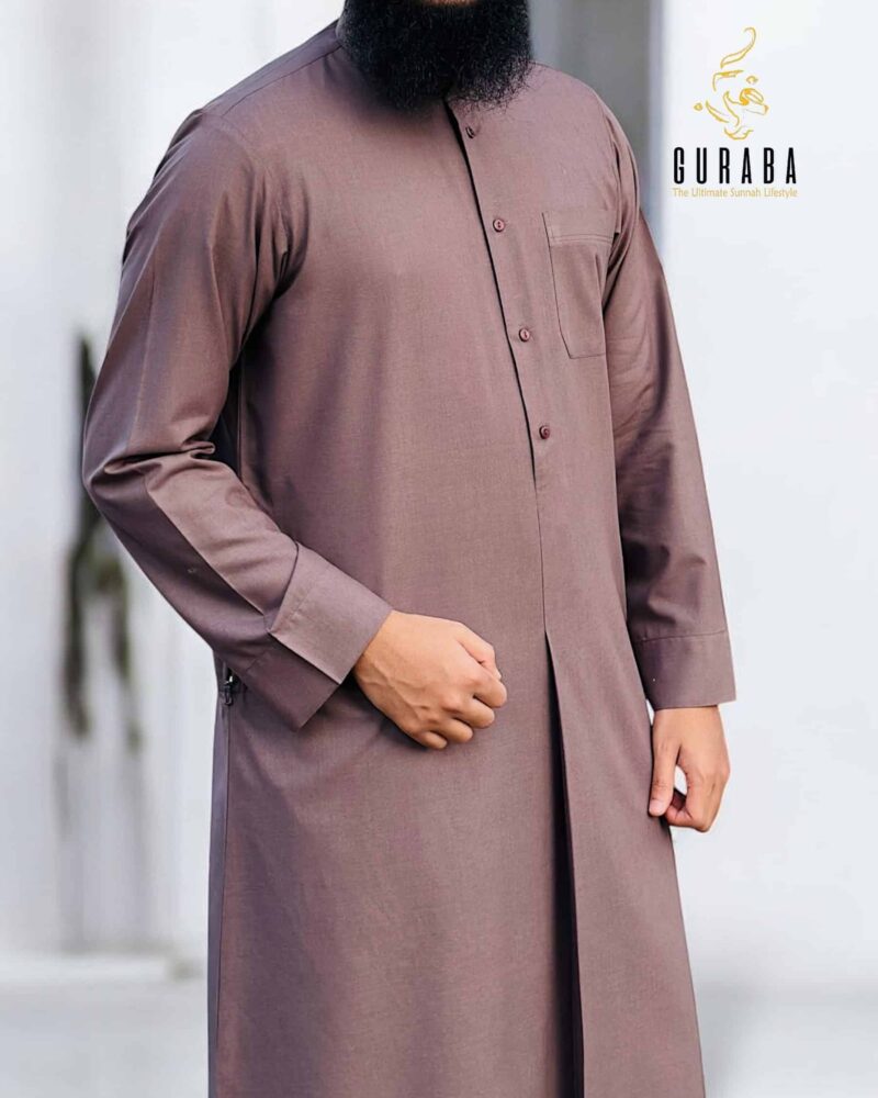 Plum Brown Kuwaiti Thobe jubba collection