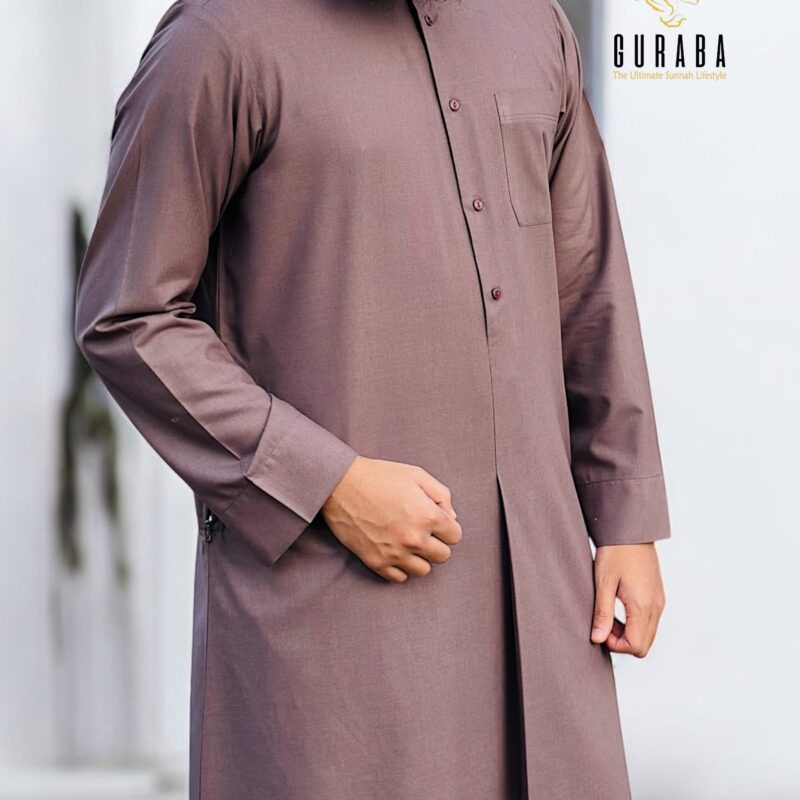 Plum Brown Kuwaiti Thobe jubba collection