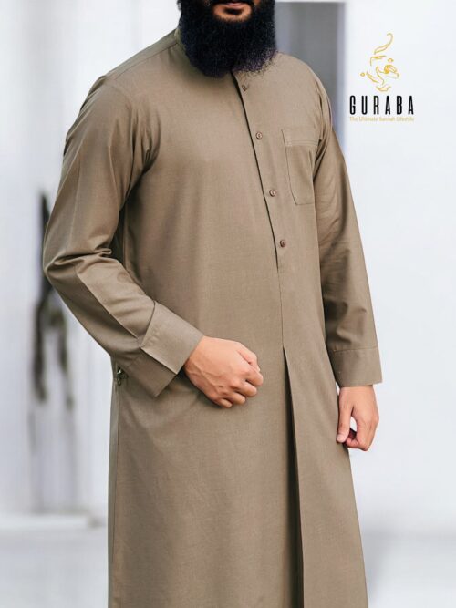 French Brown Kuwaiti Thobe jubba collection