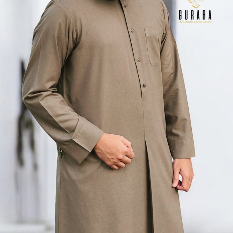 French Brown Kuwaiti Thobe jubba collection