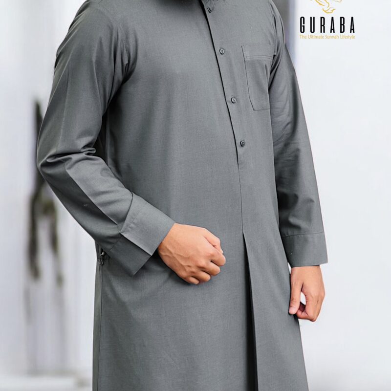 Stone Blue Kuwaiti Thobe Jubba Collection