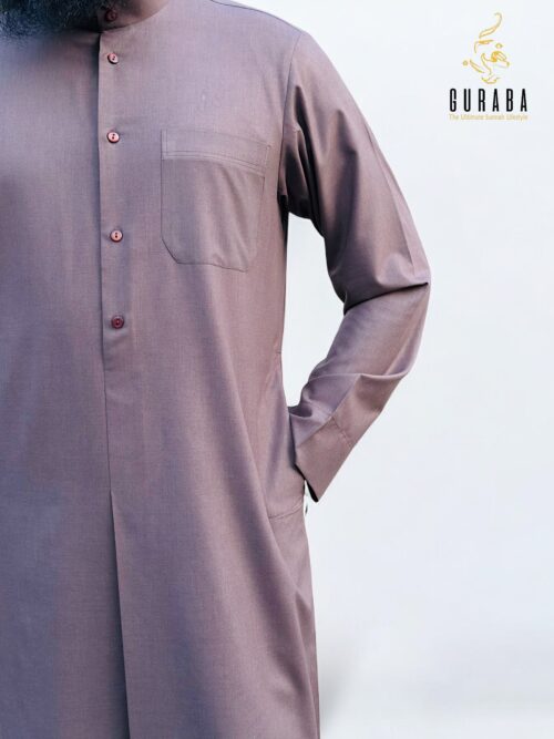 Plum Brown Kuwaiti Thobe jubba collection 2