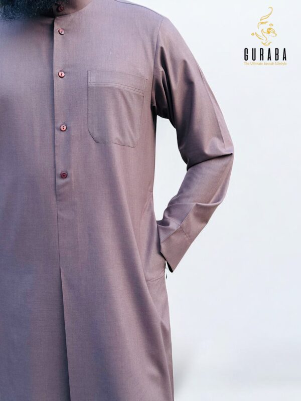 Plum Brown Kuwaiti Thobe jubba collection 2