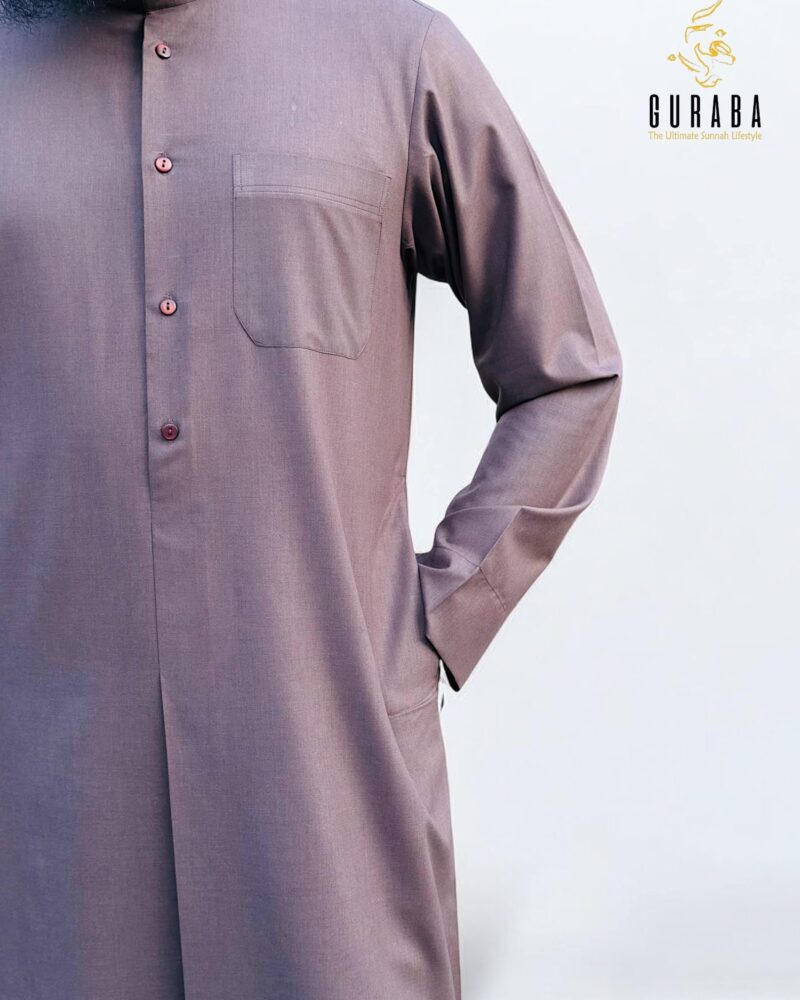 Plum Brown Kuwaiti Thobe jubba collection 2