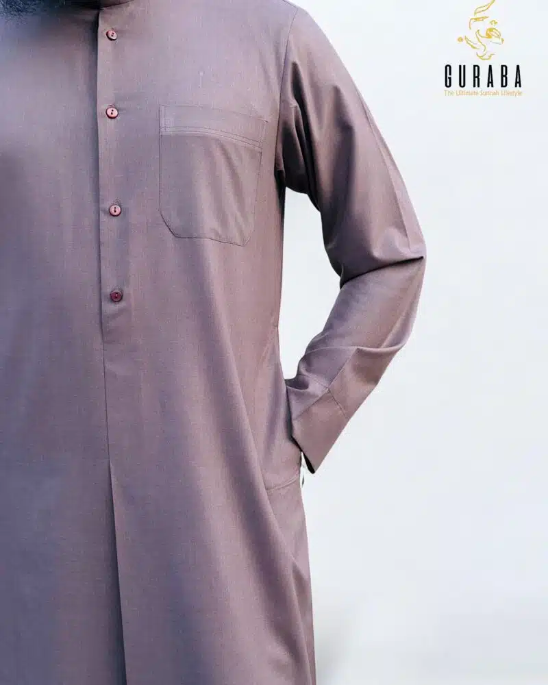 Plum Brown Kuwaiti Thobe jubba collection 2