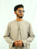 Emirate thobe light ash