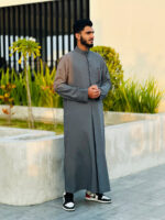 kuwaiti thobe deep ash