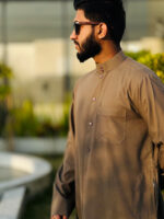 kuwaiti thobe french brown