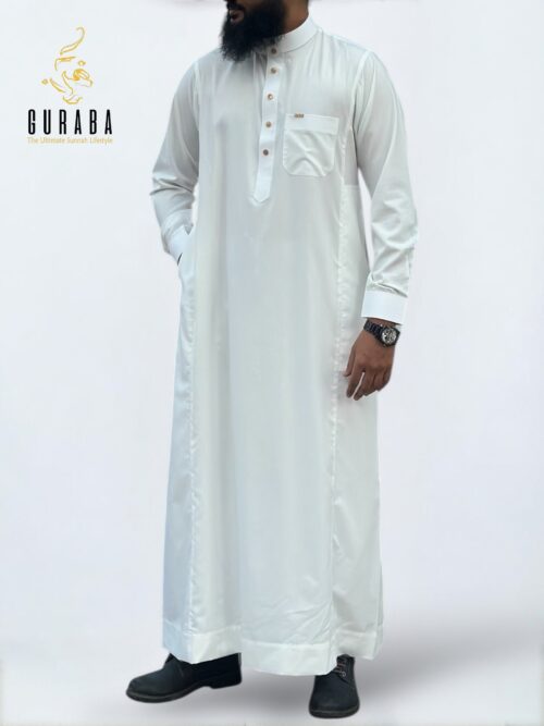 Premium White Arabian Jubba