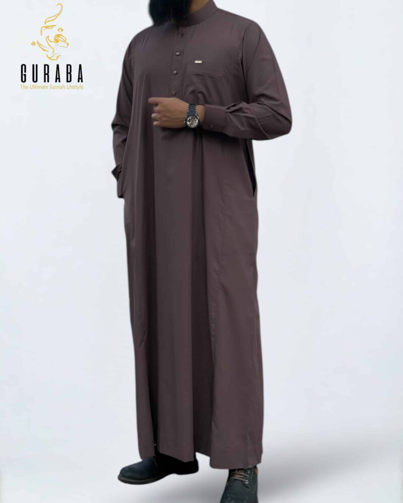 Plum Brown Arabian Jubba