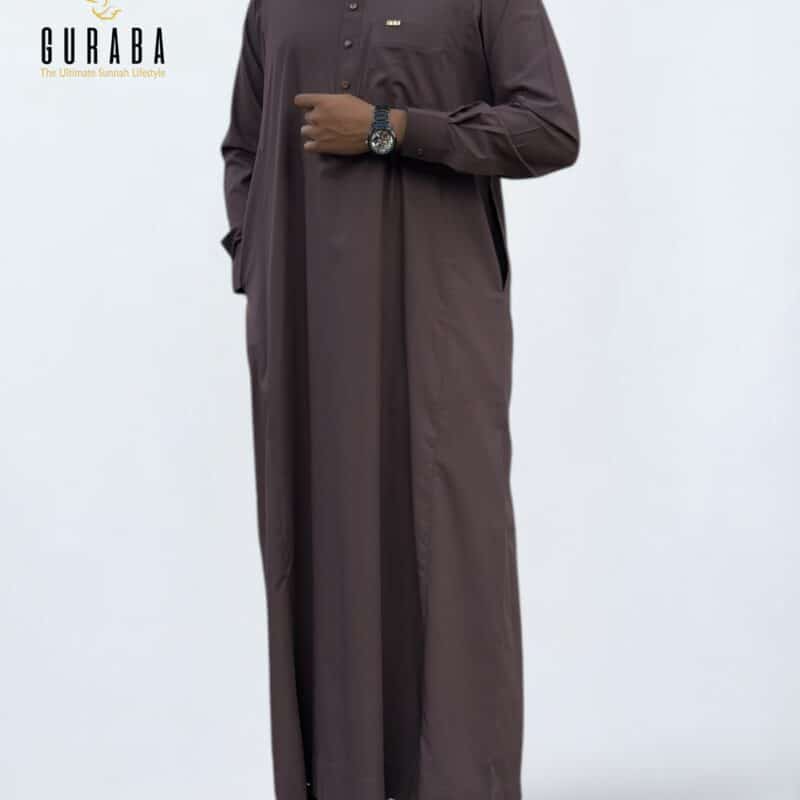 Plum Brown Arabian Jubba