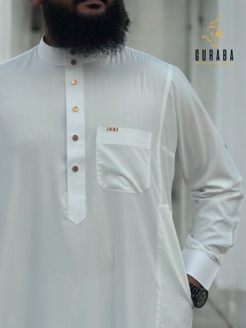 Premium White Arabian Jubba 2