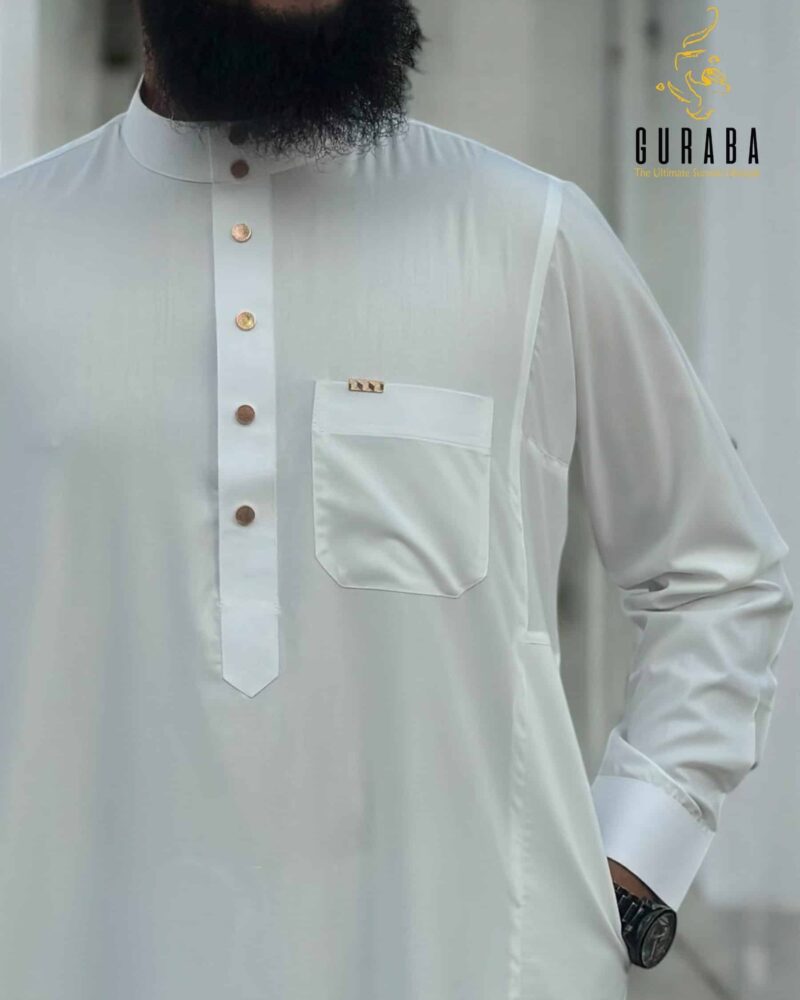 Premium White Arabian Jubba 2