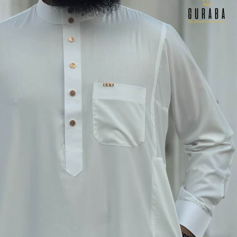 Premium White Arabian Jubba 2