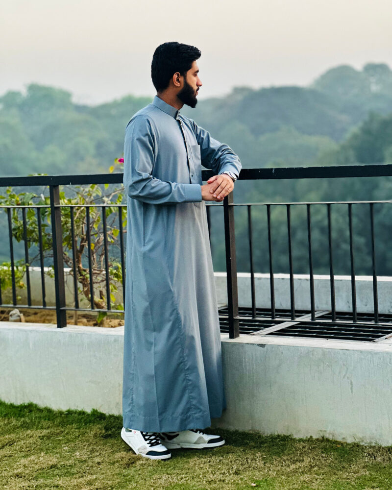 Arabian thobe Stone Blue