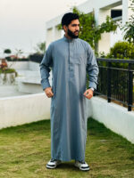 Arabian thobe Stone Blue