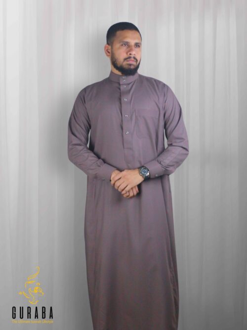 Plum Brown Arabian Jubba 6