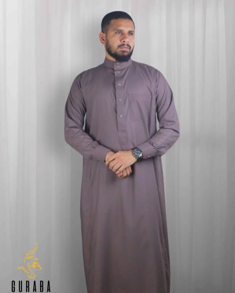 Plum Brown Arabian Jubba 6
